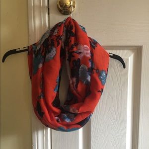 Infinity Scarf - Fall Colors - Floral print